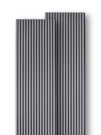Akustikpaneele Dunkelgrau 240x60cm - 2er Set