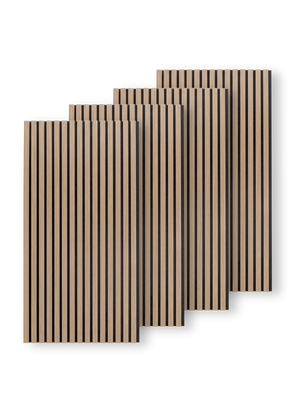 Akustikpaneele Eiche 120x60cm - 4er Set