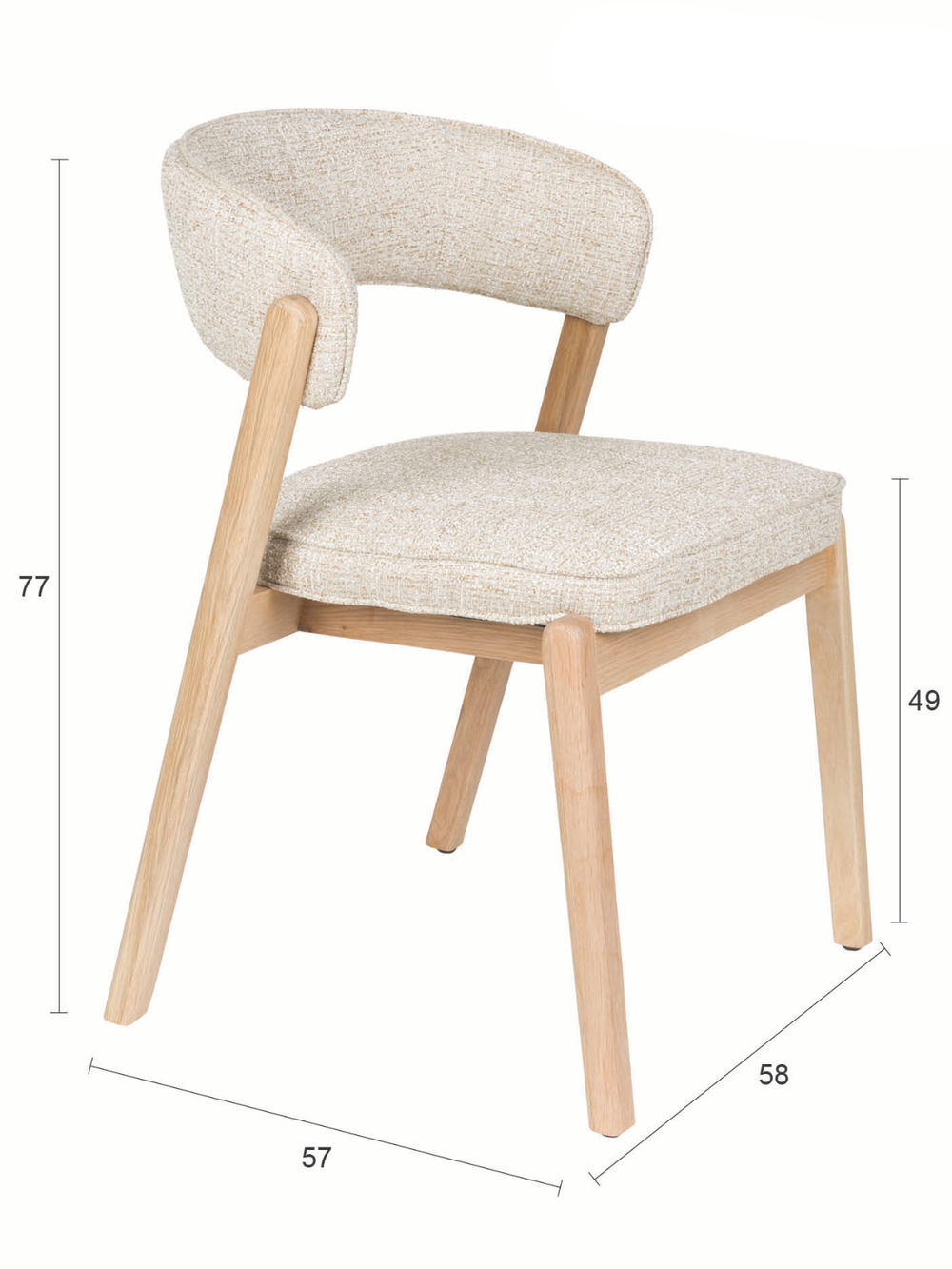 Esszimmerstuhl "Bright" Beige