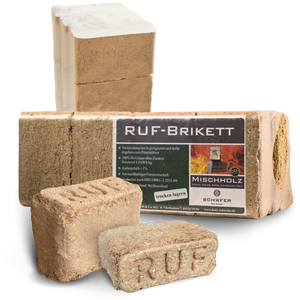 RUF - Holzbriketts Mischholz 10 kg