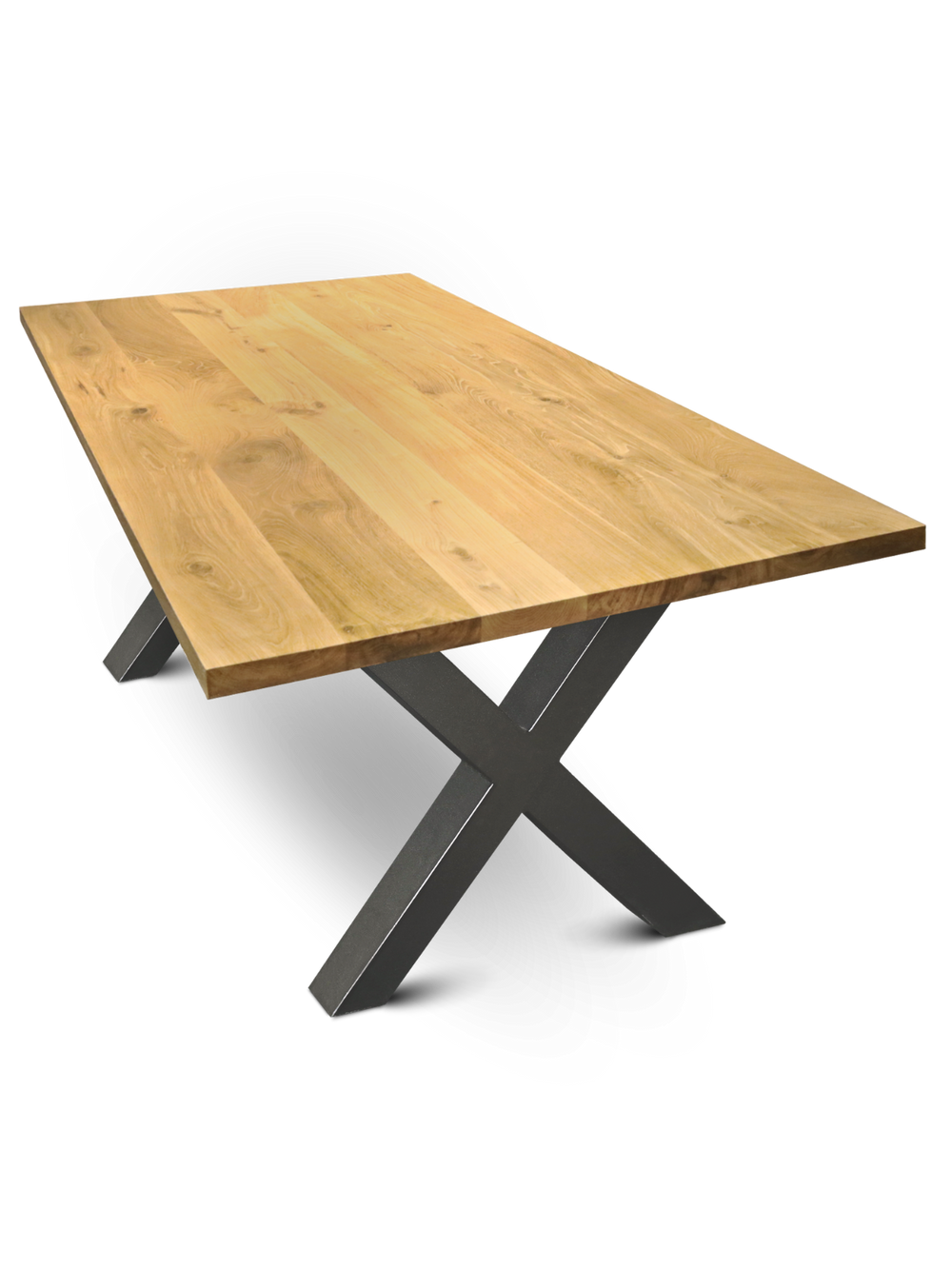 Massivholztisch 200cm x 100cm Hora X ohne Baumkante